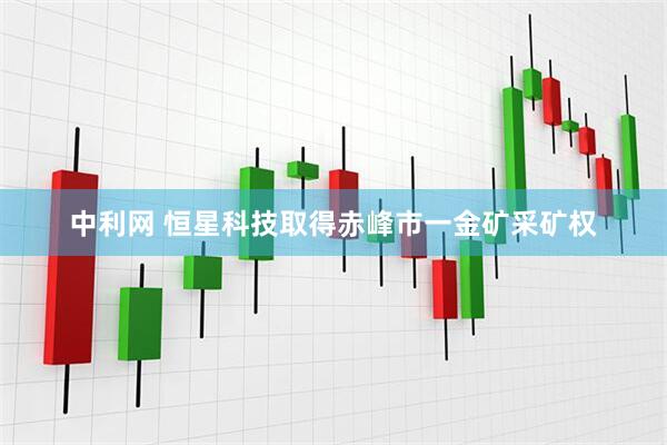 中利网 恒星科技取得赤峰市一金矿采矿权
