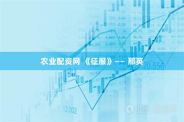 农业配资网 《征服》—— 那英