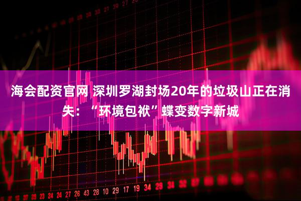 海会配资官网 深圳罗湖封场20年的垃圾山正在消失：“环境包袱”蝶变数字新城